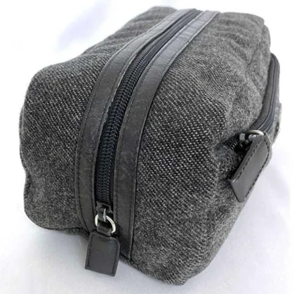 Prada Vintage Pre-owned Nylon prada-bags Gray Dames