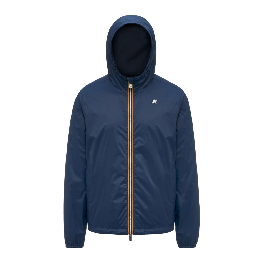 K-Way Uomo Blu - Jake Reversible Interlock - Jackets - L