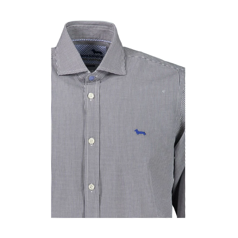Harmont & Blaine Elegant overhemd met lange mouwen en smalle pasvorm Blue Heren