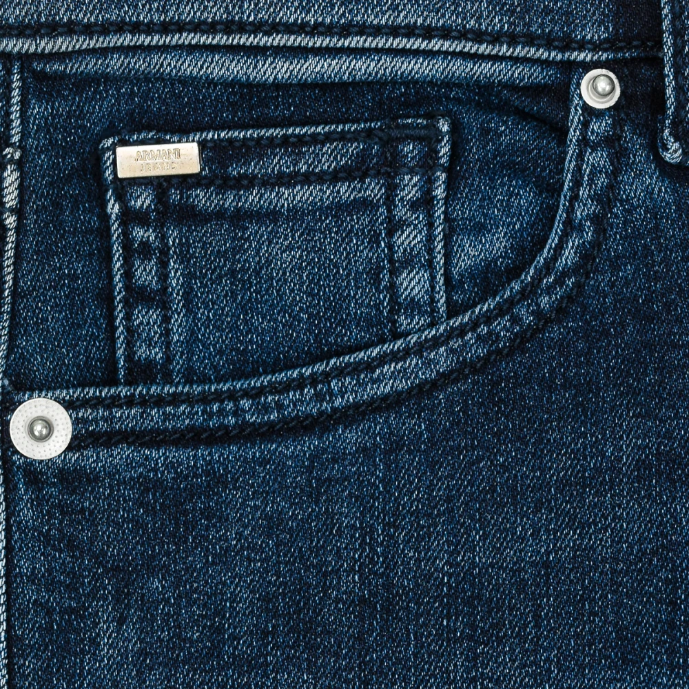 Armani Jeans Slim Fit Denim Jeans Blue Dames