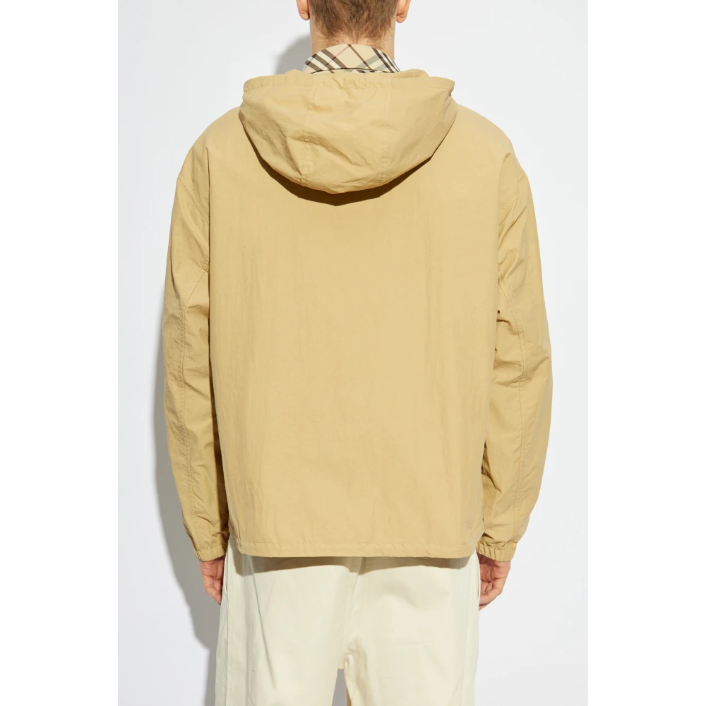 Burberry Jas met logo Beige Heren