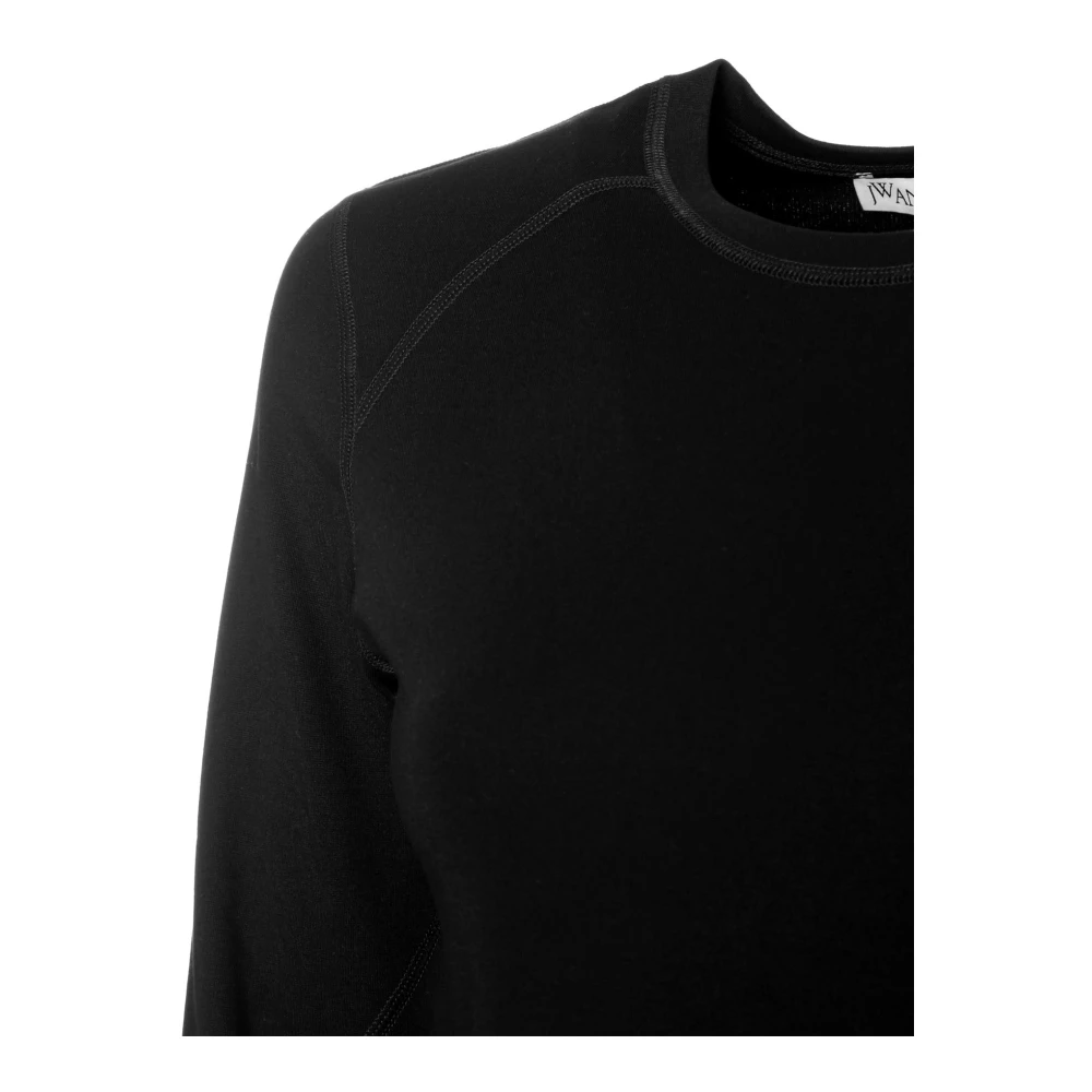 JW Anderson Anker Borduurwerk Longsleeve Shirt Black Dames