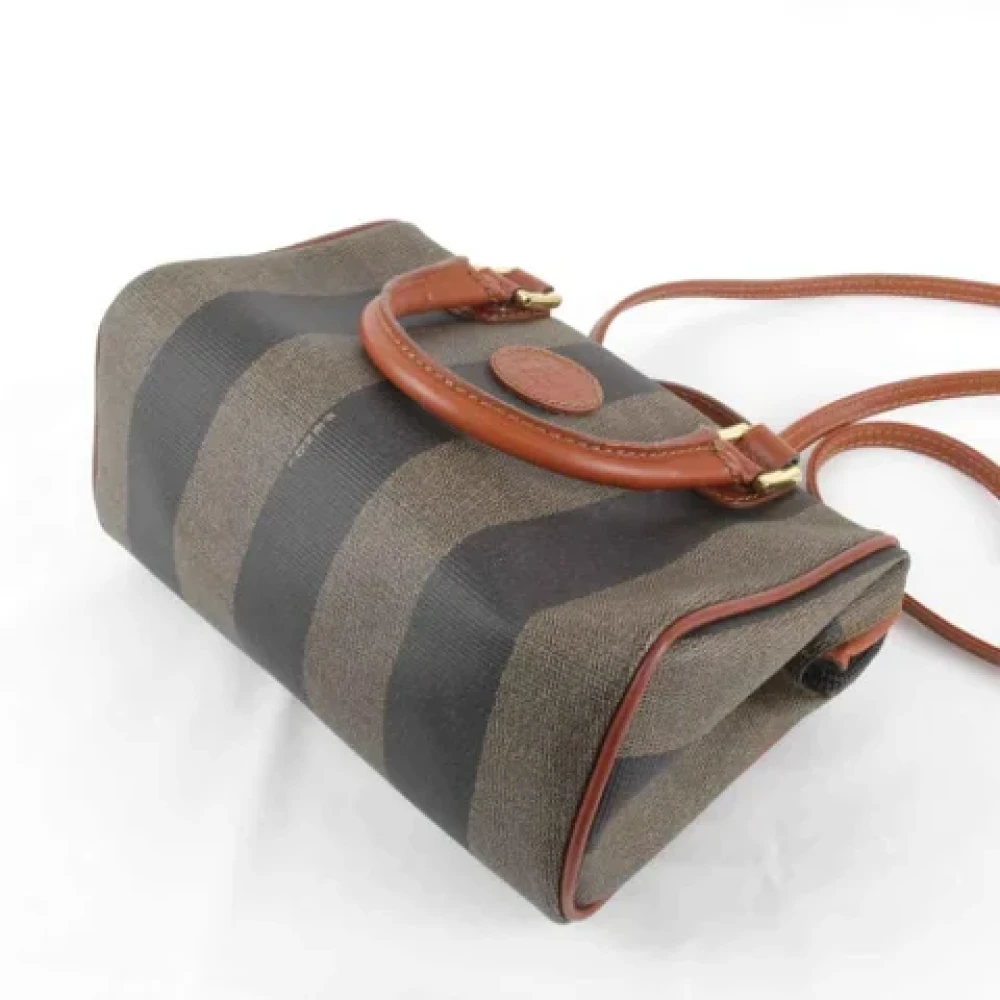 Fendi Vintage Pre-owned Canvas fendi-bags Brown Dames