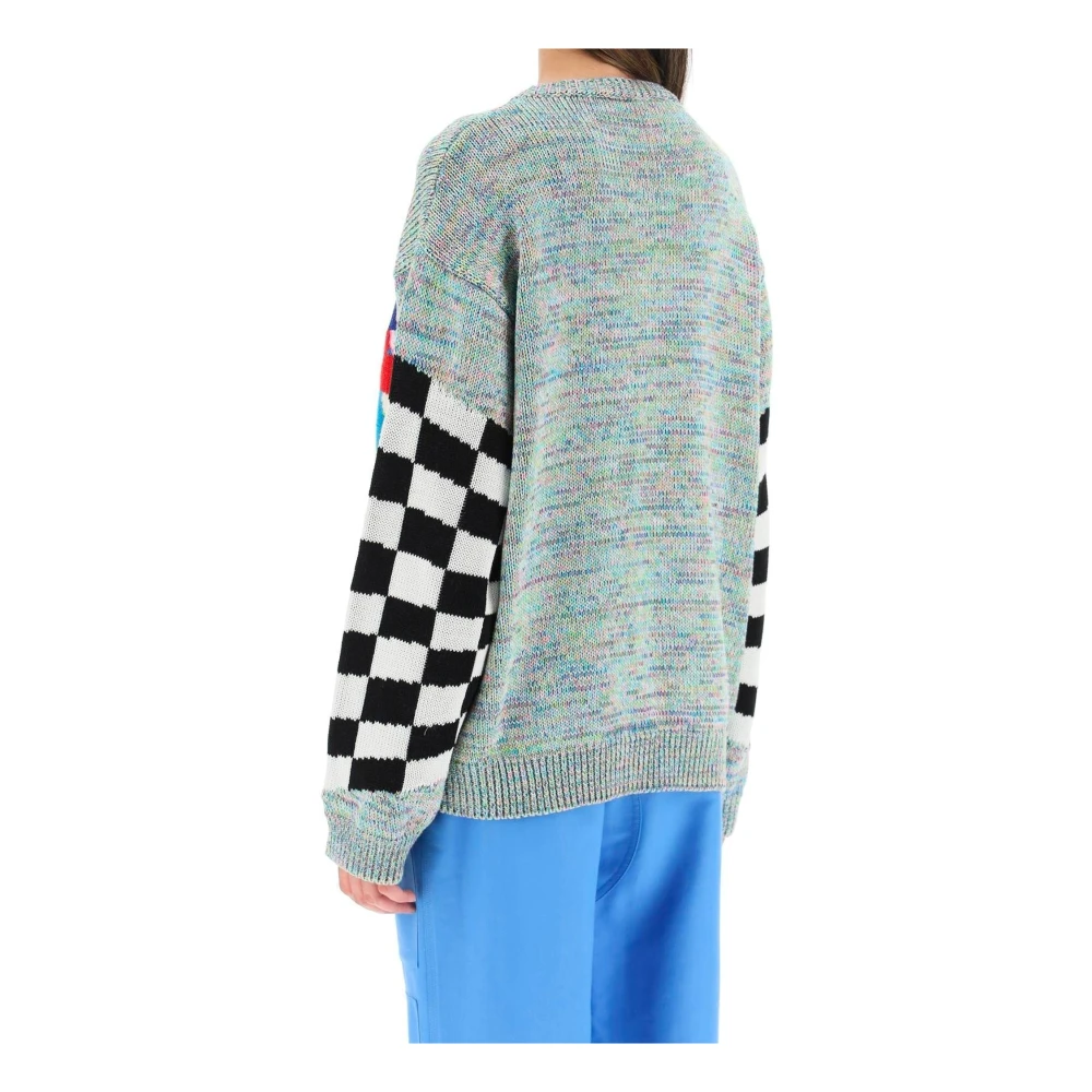 Stella Mccartney Bloemen Geborduurde Katoenen Trui Multicolor Dames