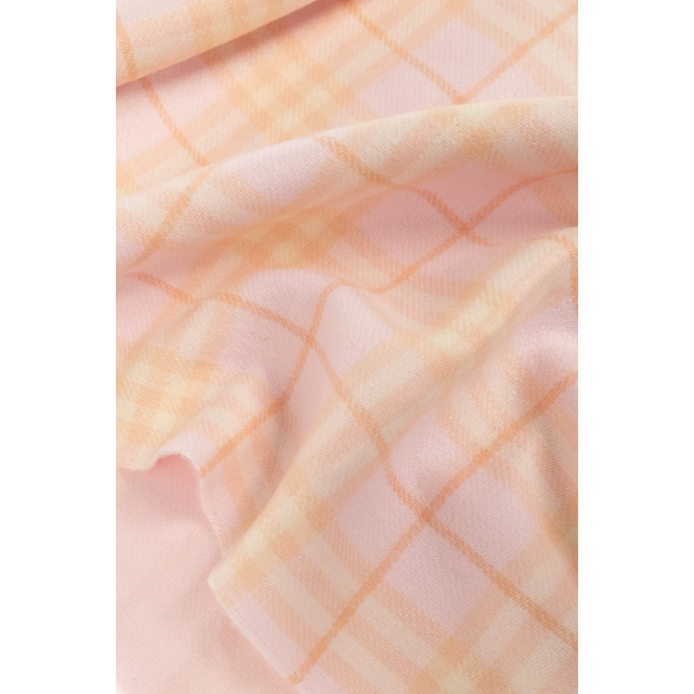 Burberry Omkeerbare kasjmier sjaal Pink Unisex