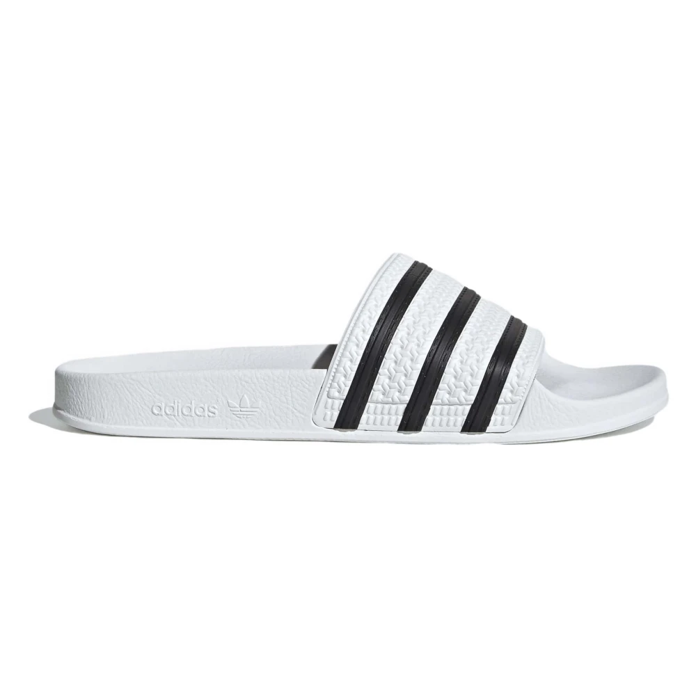 Adidas Adilette Flip Flops - Male - Training - White - 12 Uk - Sport