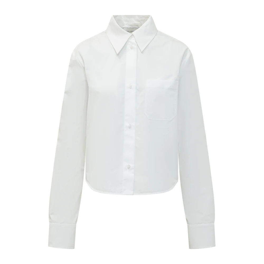 Sportmax Vrouw Wit Overhemden Dames, M, Katoen, Spxceppo Shirt