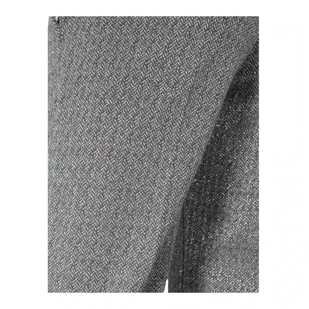 Kaos Palazzo Lurex Broek Zwart Black Dames