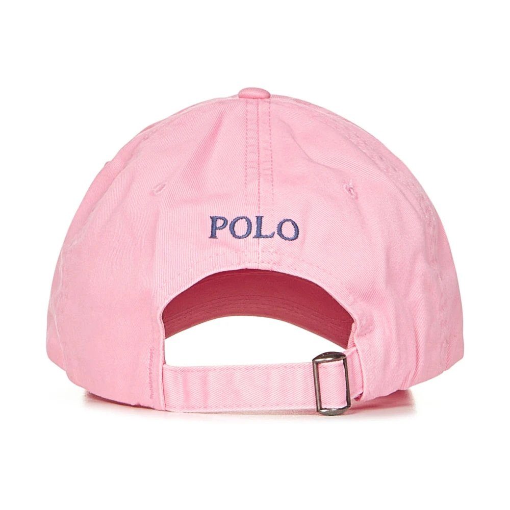 Polo Ralph Lauren Roze Katoenen Hoeden met Verstelbare Band Pink Dames