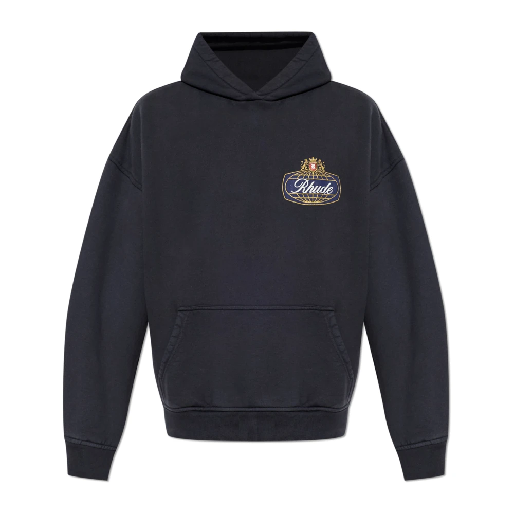 Rhude Hombre Azul Sudaderas, Talla: S