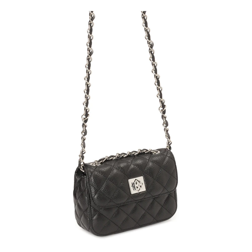 Kazar Kleine gewatteerde handtas met elegante sluiting Black Dames