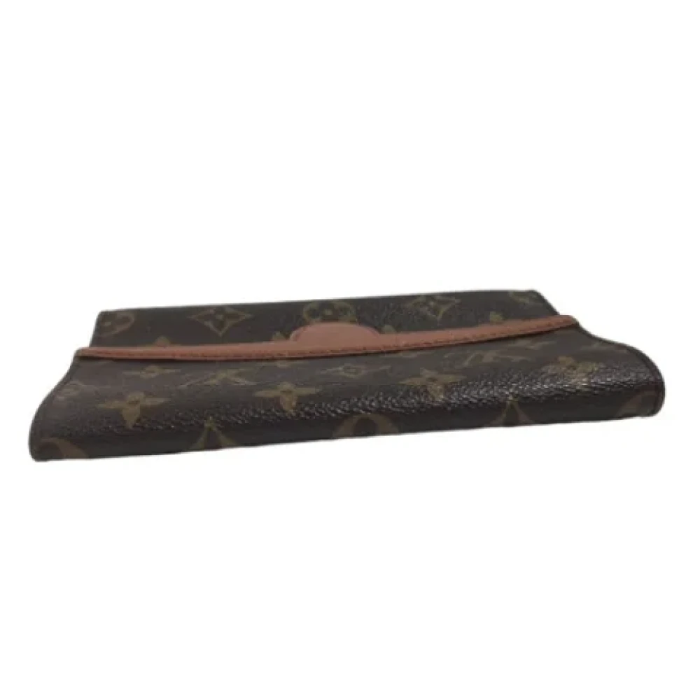 Louis Vuitton Vintage Pre-owned Canvas clutches Brown Dames