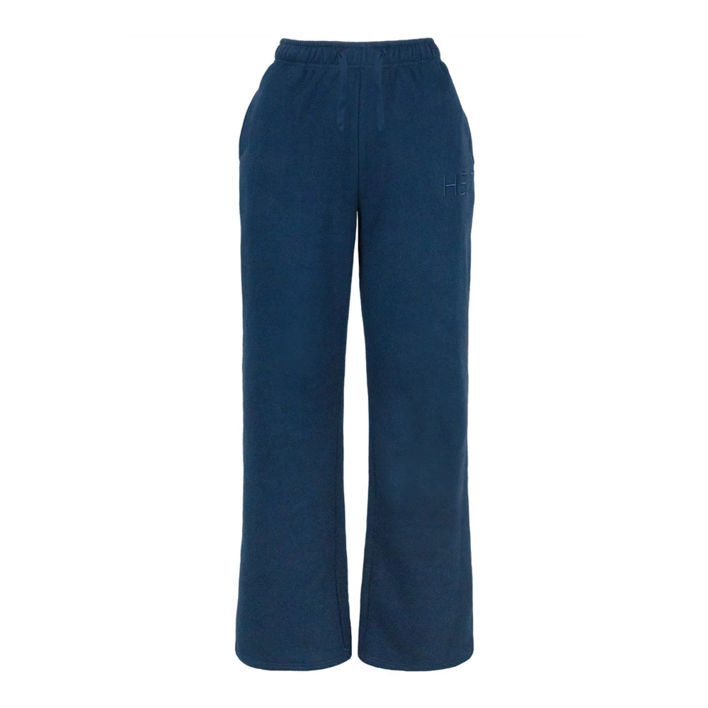 Hést Kvinno Blå Byxor Dam, S, Cropped Byxor