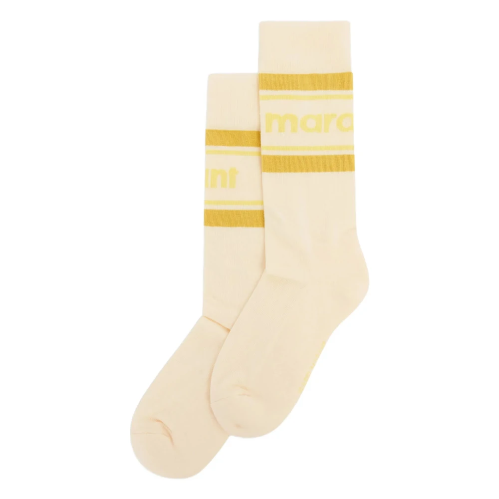 Isabel Marant Men's Beige Donna Socks - Socks - One Size - Underwear