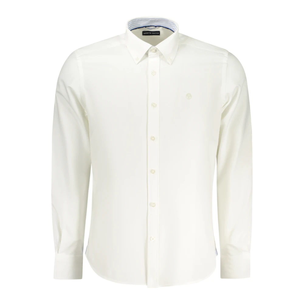 North Sails Men's White Oxford Shirt With Embroidered Logo - Formal Shirts - 2XL - Shirts