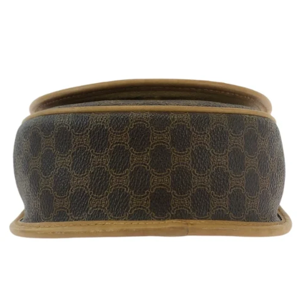Celine Vintage Pre-owned Canvas crossbody-bags Brown Dames