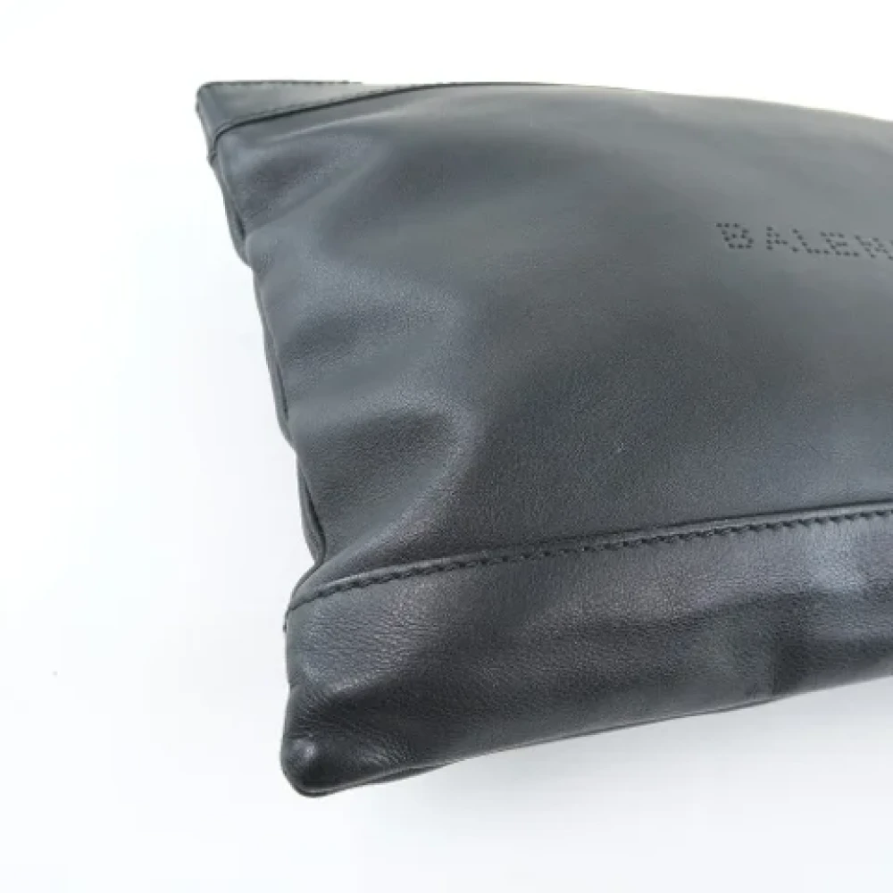 Balenciaga Vintage Pre-owned Leather clutches Black Dames