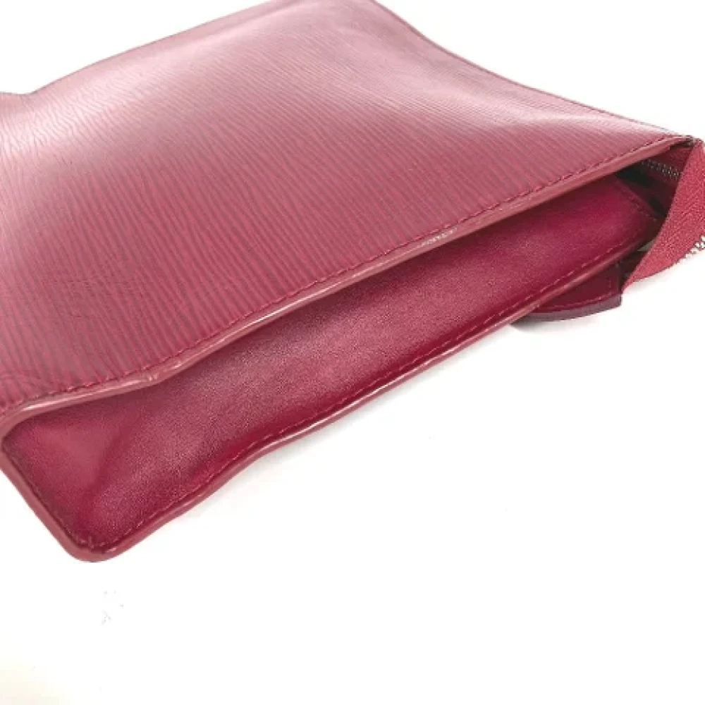 Louis Vuitton Vintage Pre-owned Leather louis-vuitton-bags Red Dames