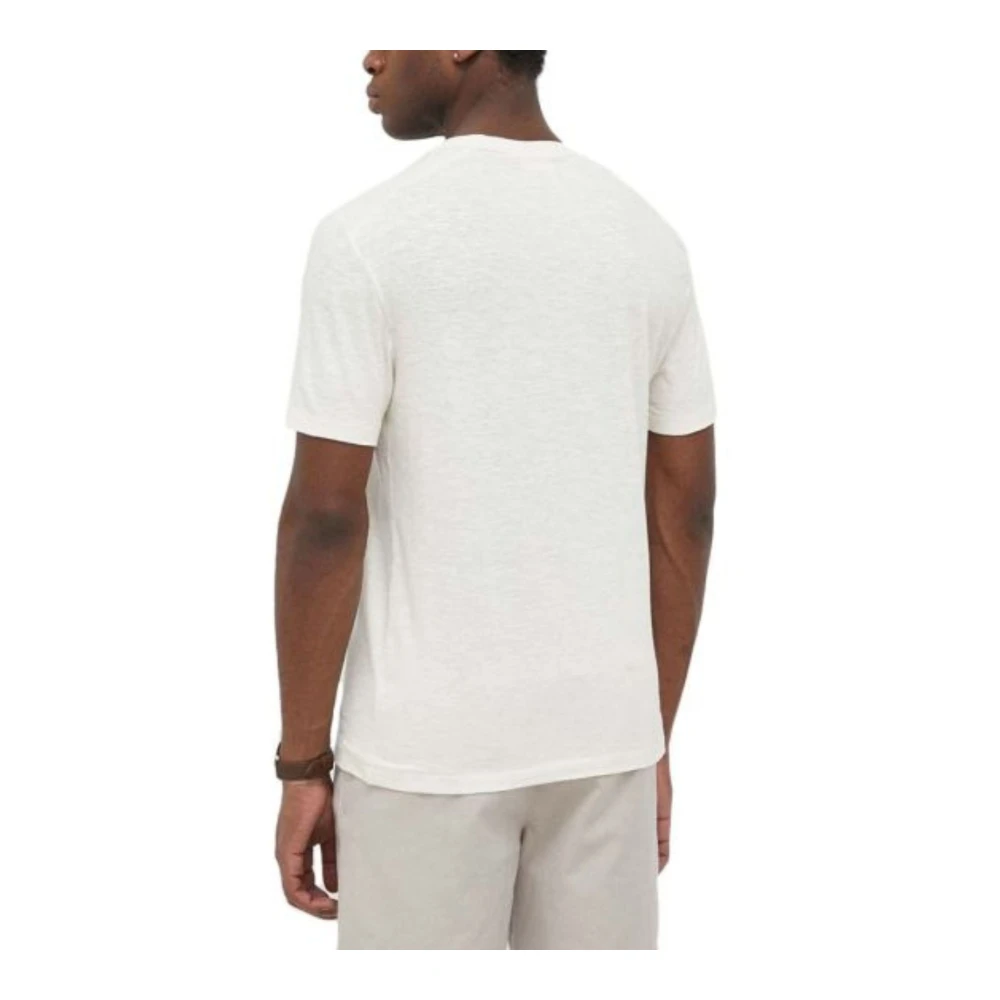Calvin Klein Katoen Linnen Heren T-Shirt White Heren