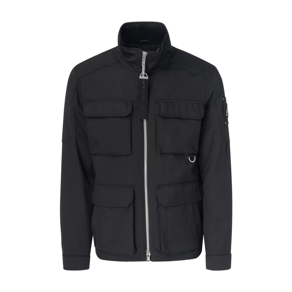 Moose Knuckles Field Jacket i Svart Black, Herr