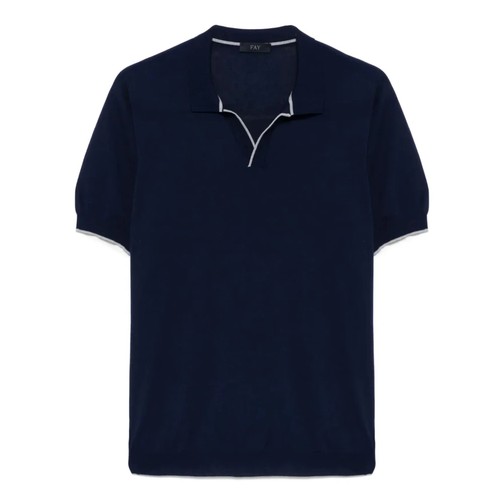 Knitwear > V-neck Knitwear - - Fay - Modalova