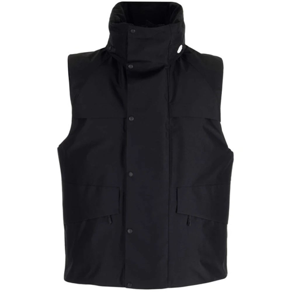 Moncler - Jackets > Vests - Black - Moncler - Modalova