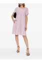 robe-rose-a-manches-courtes