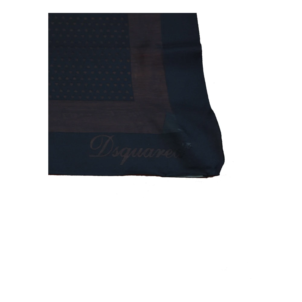 Dsquared2 Hartpatroon Zijden Sjaal Model S13Fq2001V20S Black Heren
