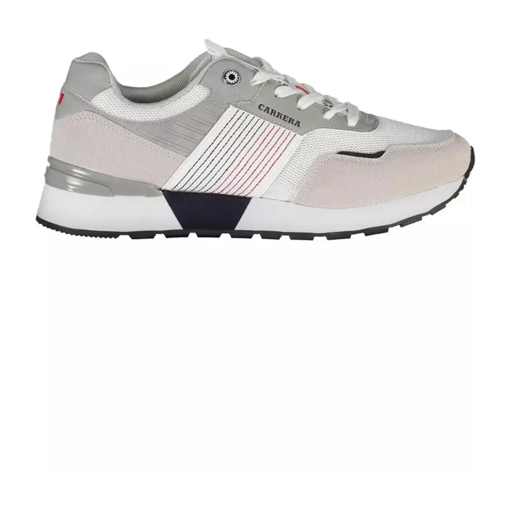 Carrera Men's Multicolor Sneakers,, White Polyester Sneaker With Logo Size 12 Uk