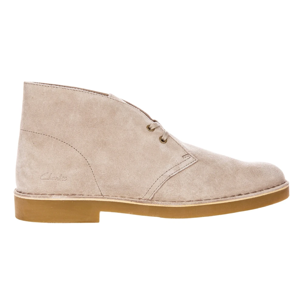 Clarks Men's Beige Lace-Up Boots, 9 Uk, Desert Boot Evo Shoulder Bag Sand