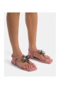sandalette-a-effet-cristal-fleur