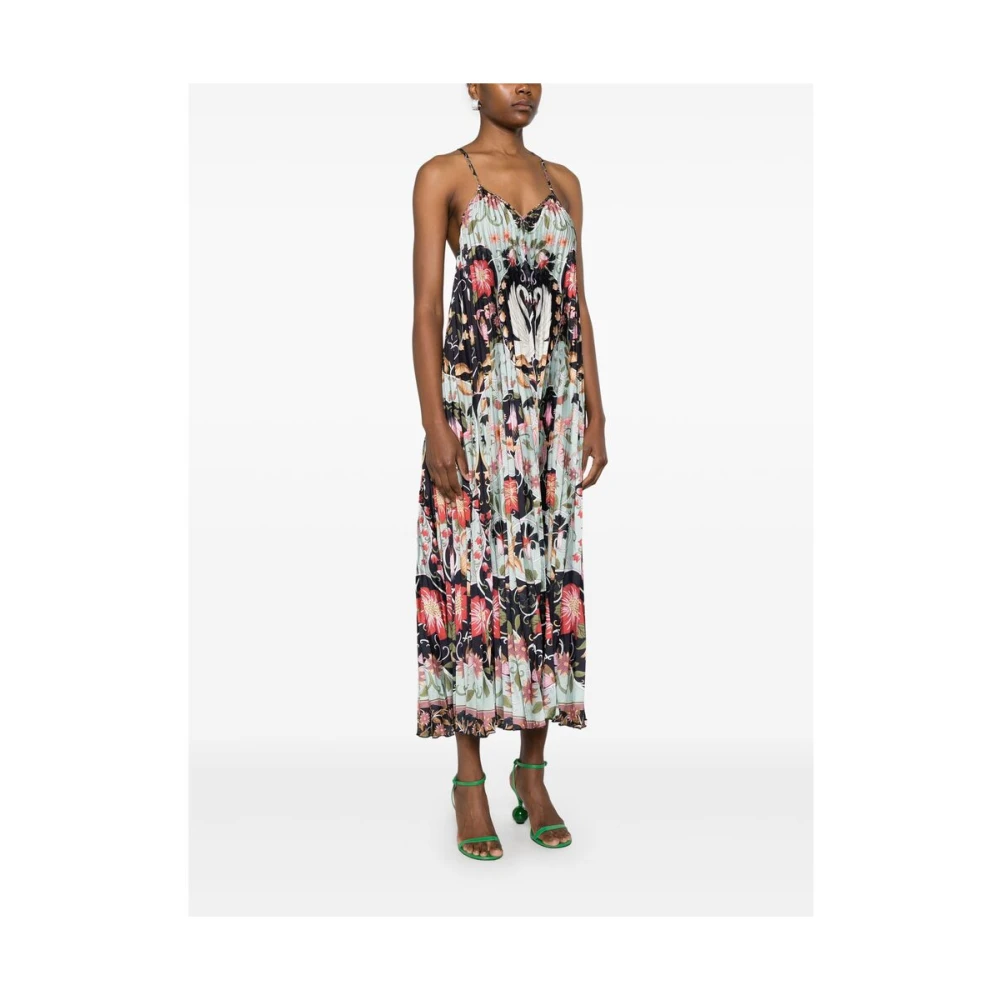 Farm Rio Botanische Print Halterjurk Multicolor Dames