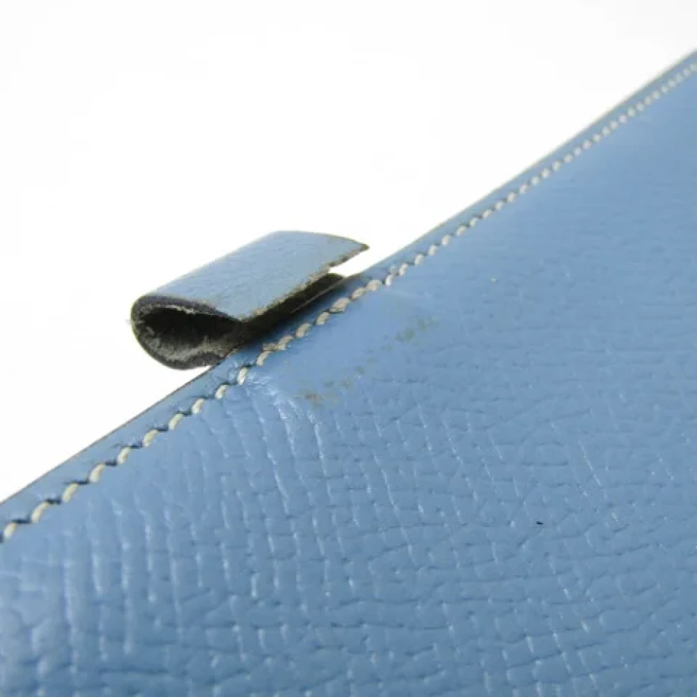 Hermès Vintage Pre-owned Leather home-office Blue Dames