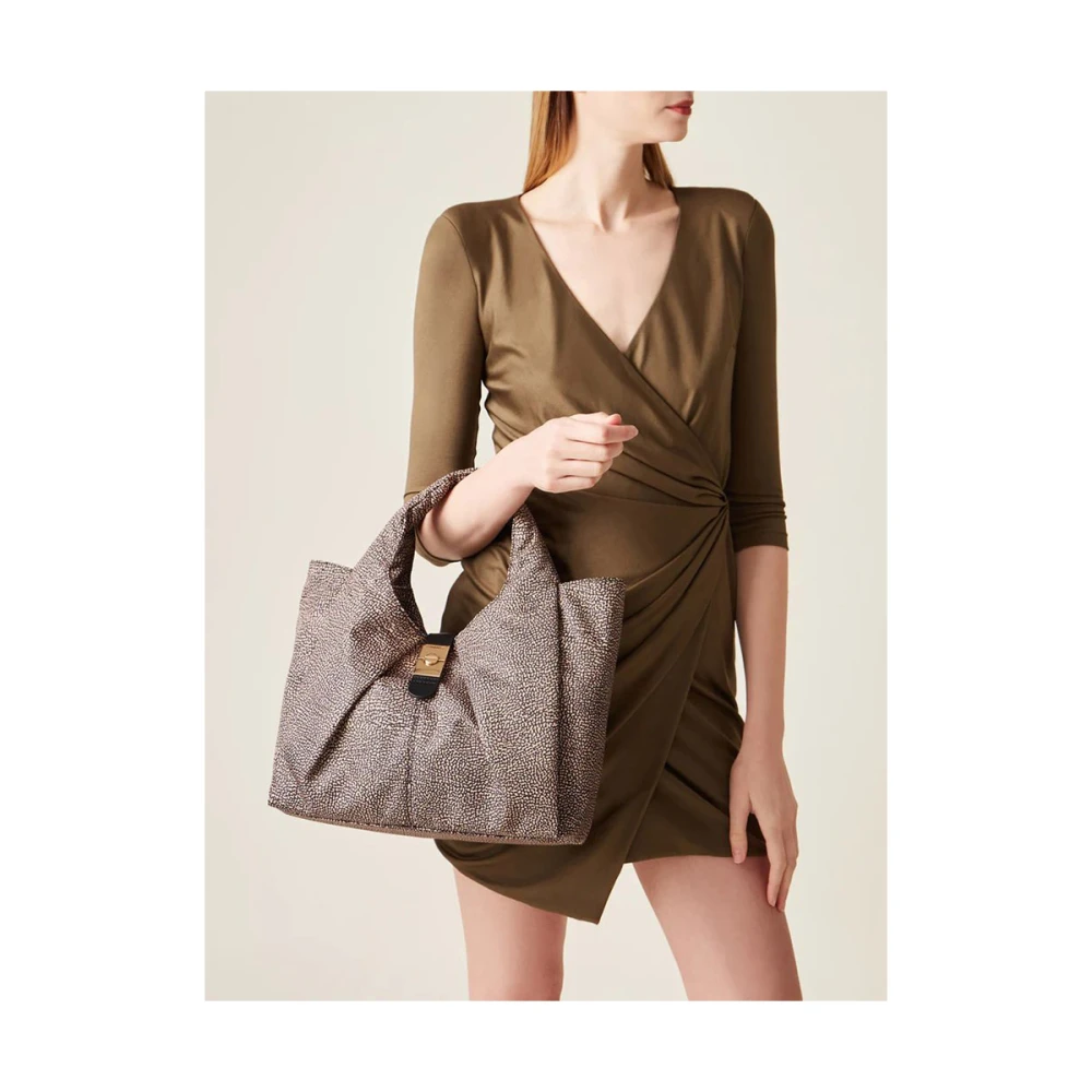 Borbonese Elegante Cross Body Tas Brown Dames