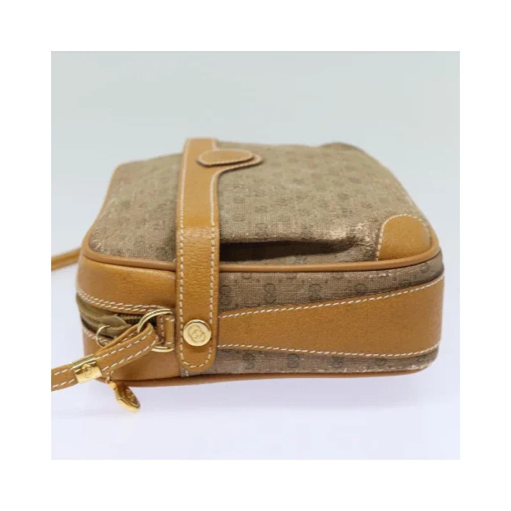 Gucci Vintage Pre-owned Fabric gucci-bags Beige Dames