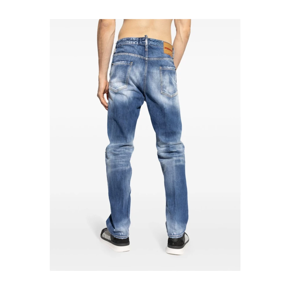 Dsquared2 Blauwe Casual Broek Blue Heren