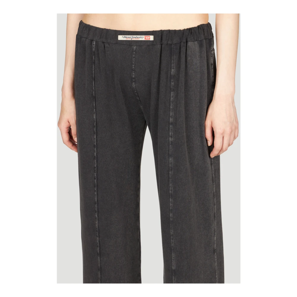 Diesel Logo Patch Trainingsbroek Black Dames
