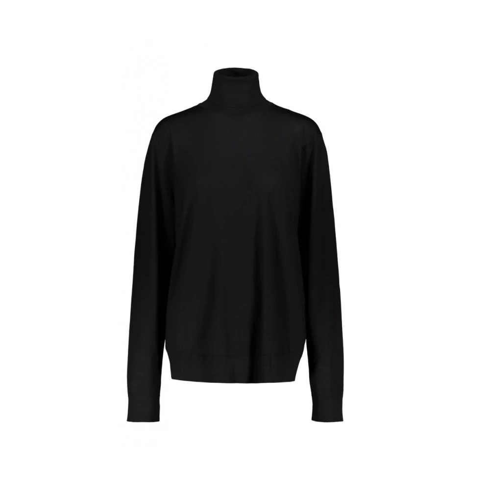 The Row Elam Ull Turtleneck Top Black, Dam