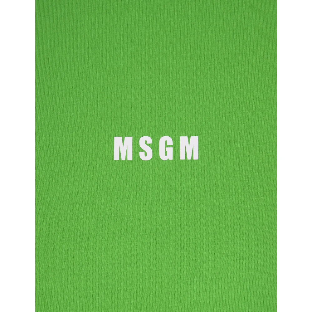 Msgm T-Shirts Green Dames
