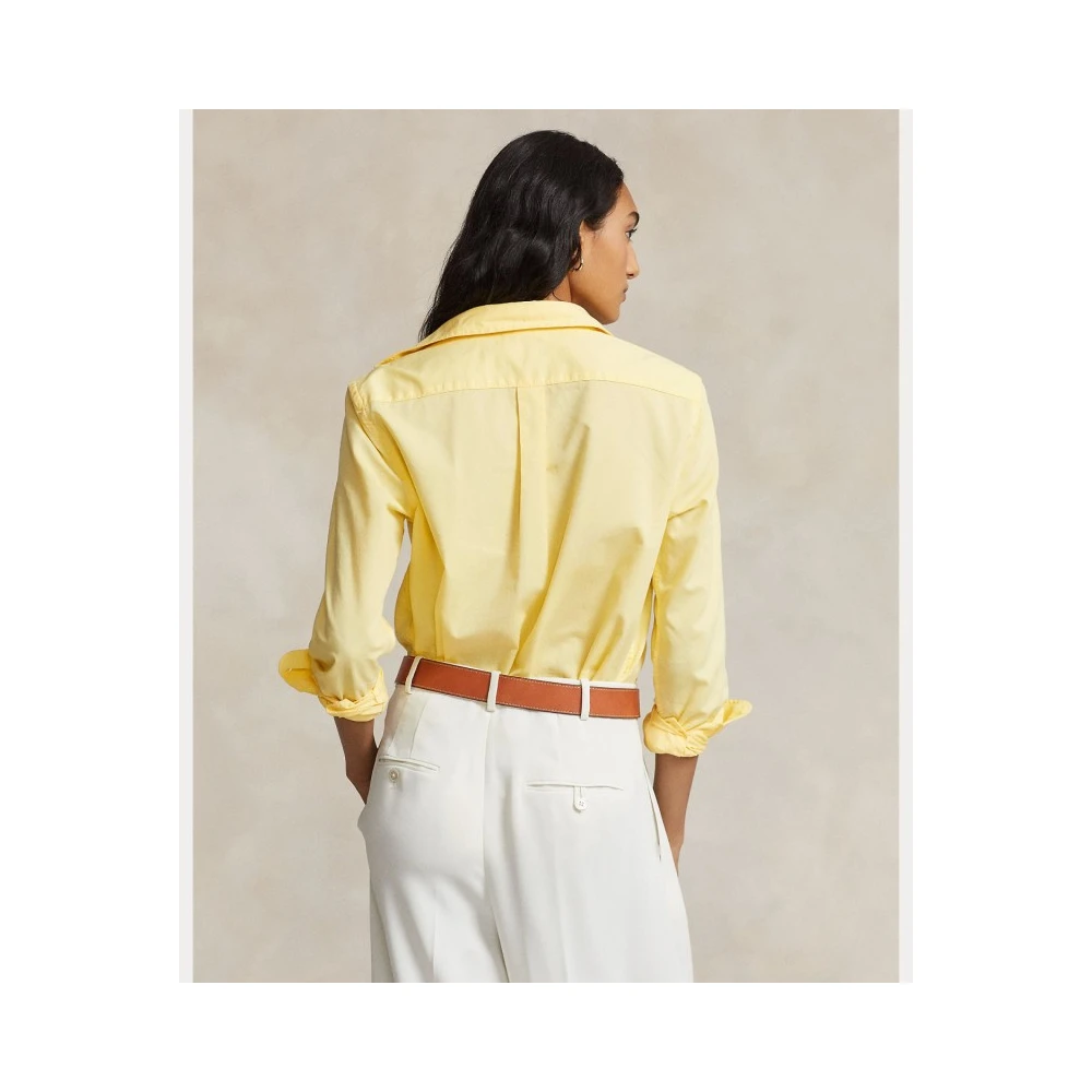 Ralph Lauren Resort Gold Overhemd Yellow Dames