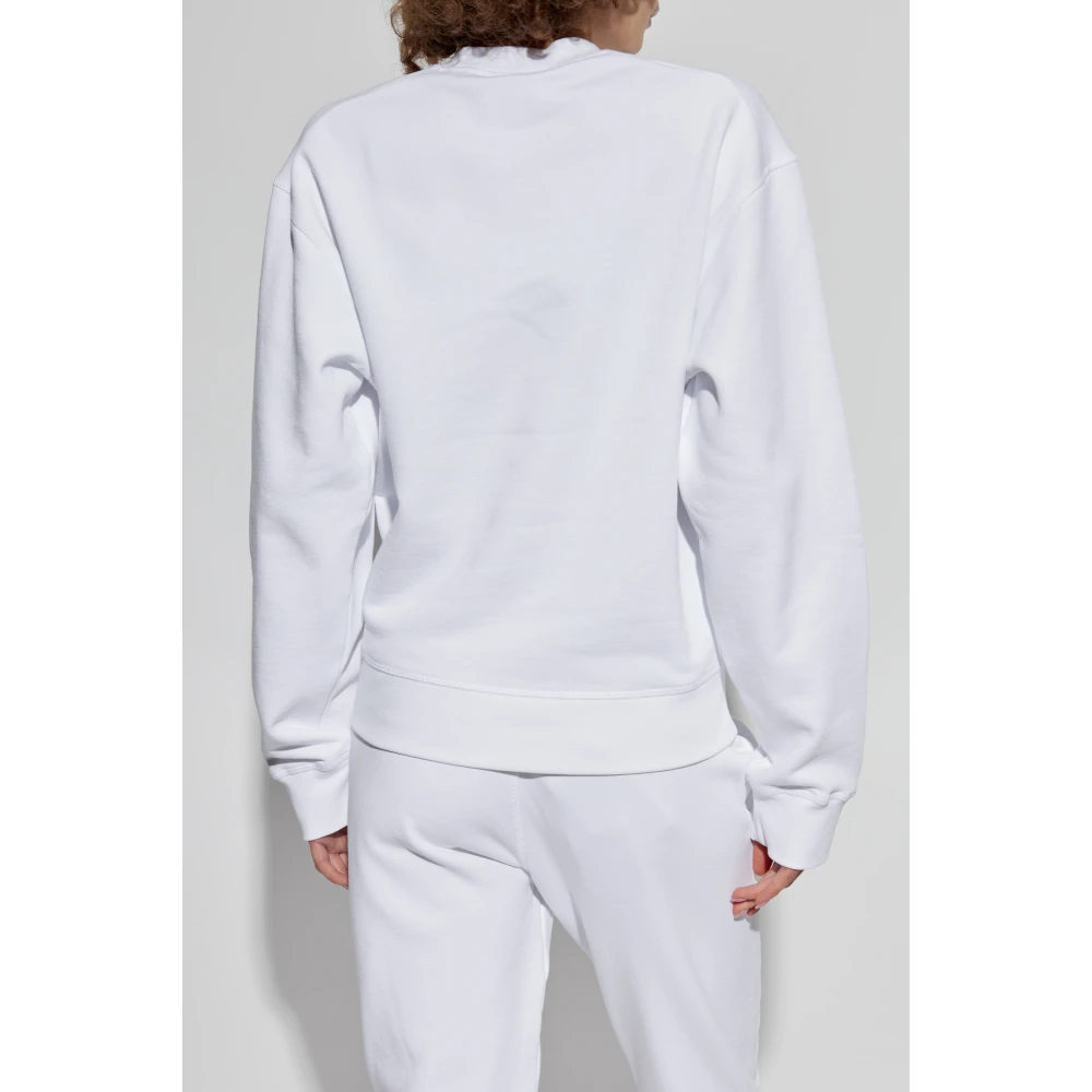 Dsquared2 Sweatshirt met logo White Dames