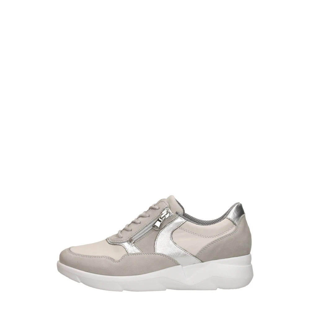 Waldläufer K Funky Low Lace Sneakers Dames Schoenen Grijs