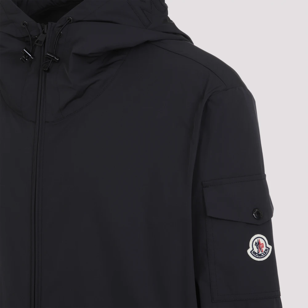 Moncler Stijlvolle Jas voor Sassiere Look Black Heren