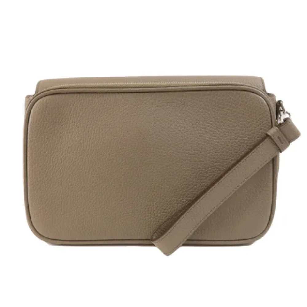 Bally Pre-owned Leather handbags Beige Heren