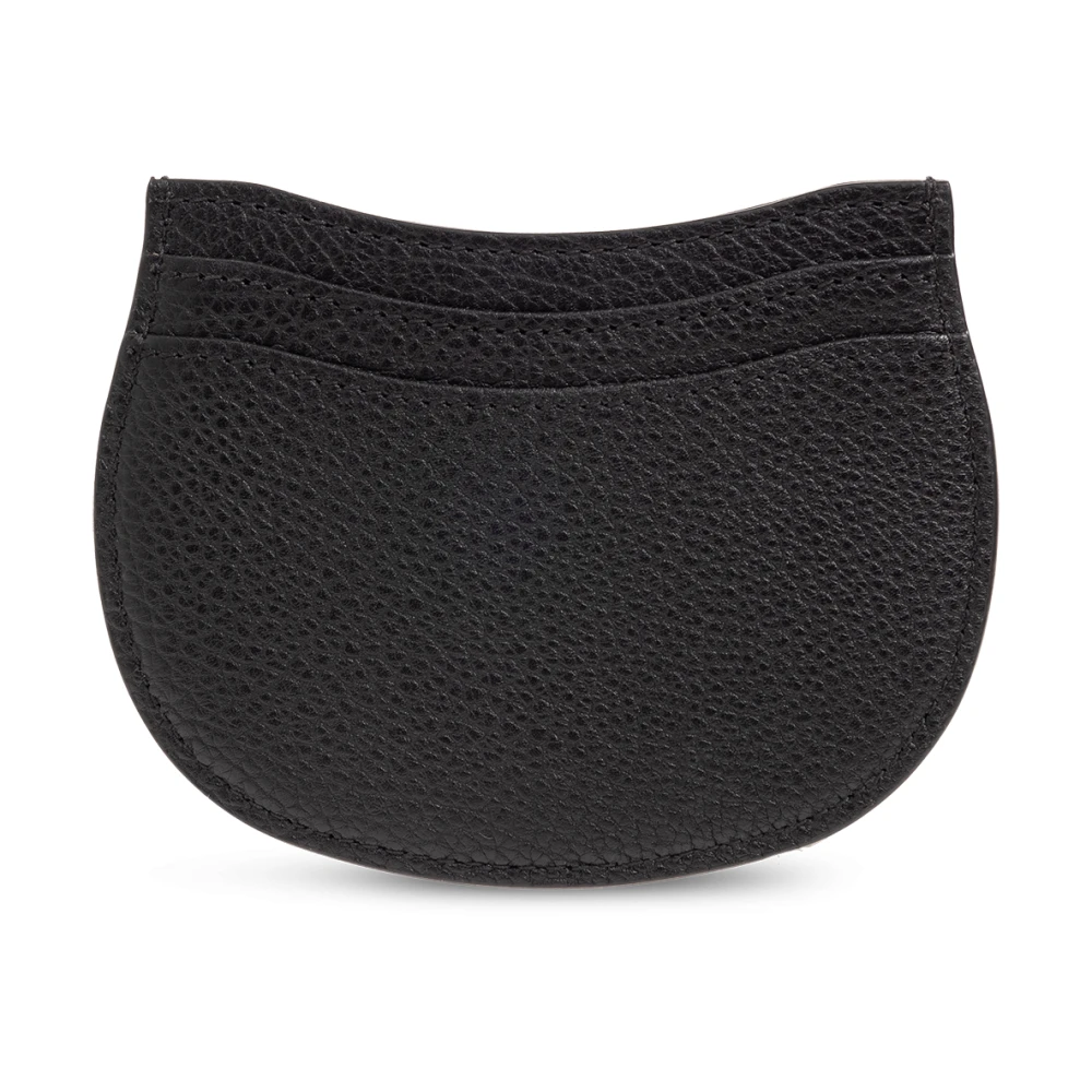 Burberry Leren kaarthouder Black Dames