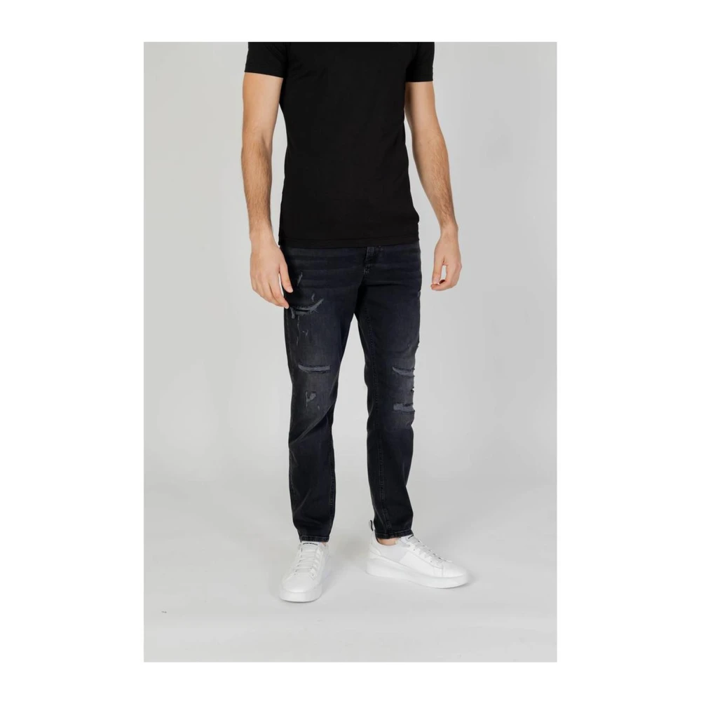 Antony Morato Skinny katoenen jeans met elastaan Black Heren