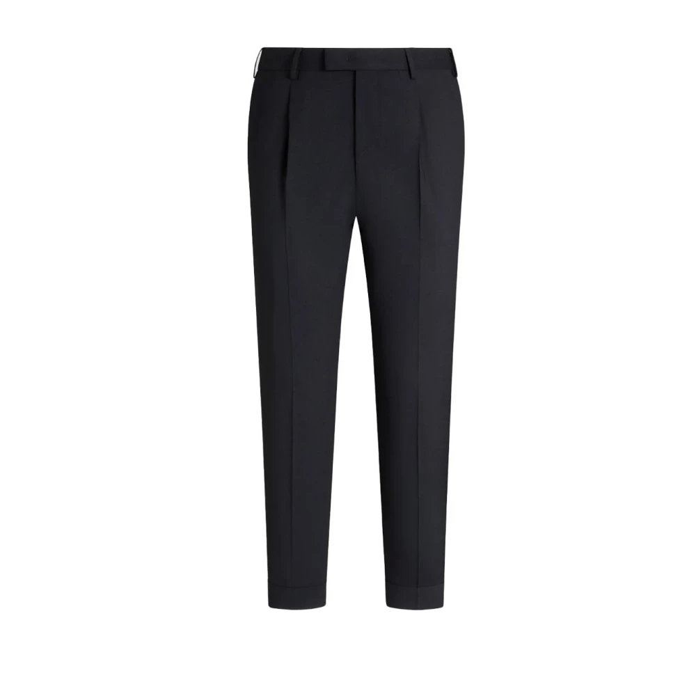 PT Torino Stretchwol maatwerkbroek Blue Heren