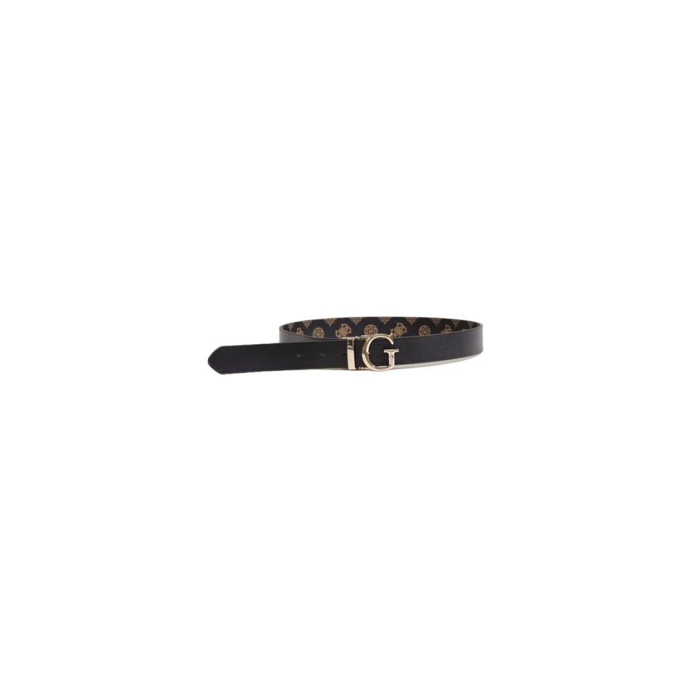 Guess Bruin Polyurethaan Dames Riem Herfst Winter Collectie Brown Dames