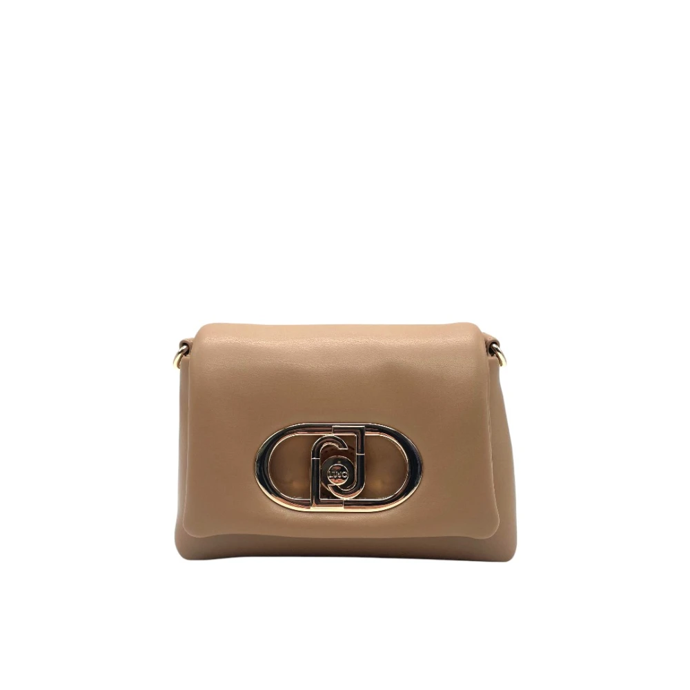 Liu Jo Kvinno Beige Väskor Dam, One Size, Lapuffy Clutch