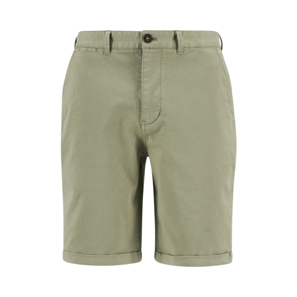 Barbour Green Casual Shorts, Male, Xl, Smart Chino Short